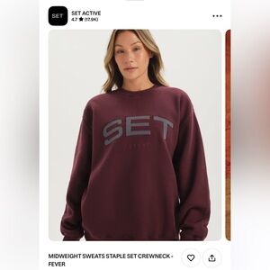 SET Active Crewneck- NWT